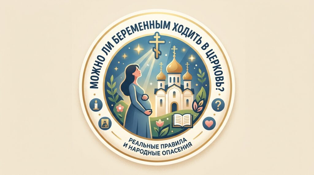 можно ли беременным в церковь на поздних сроках