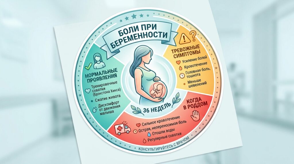 боли при беременности на 36 неделе тренировочные схватки и поясница.