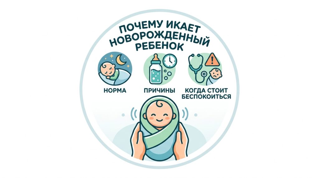 почему икает новорожденный ребенок причины и помощь при кормлении