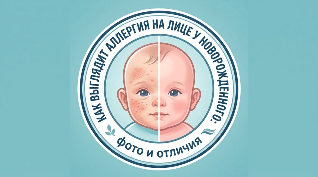 как выглядит аллергия на лице у новорожденного фото описание акне