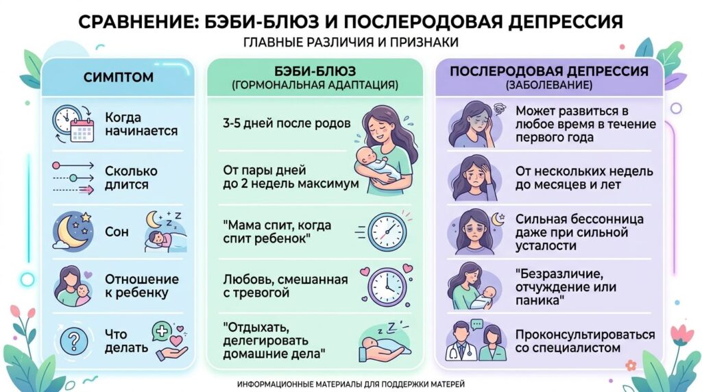 тест на послеродовую депрессию