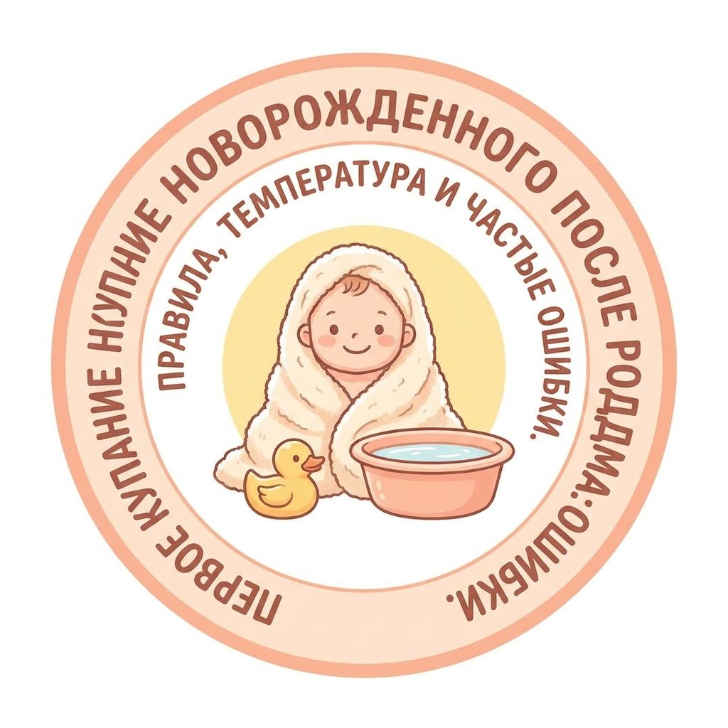 первое купание новорожденного после роддома температура воды