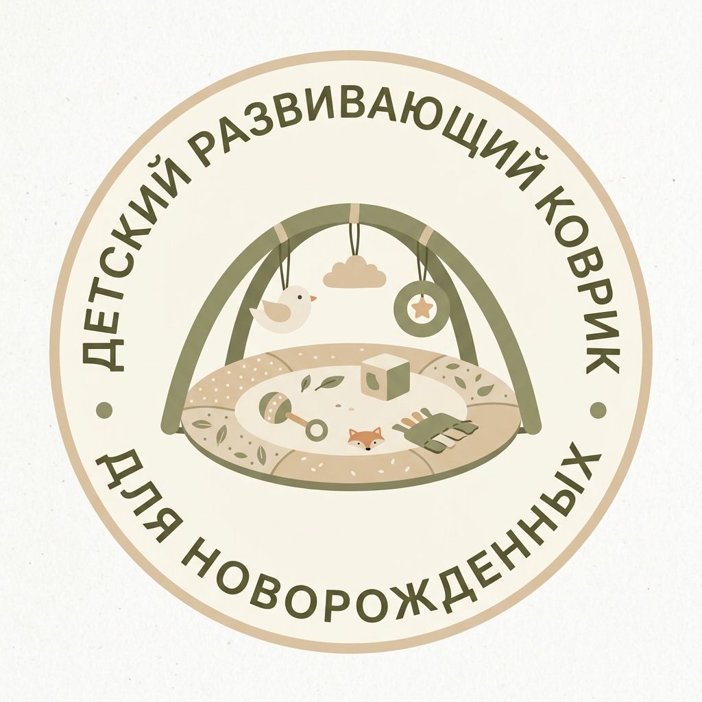 детский развивающий коврик для новорожденных