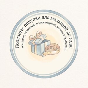 Полезные покупки для малышей до года: чек-лист, эстетика и инженерный подход к бюджету