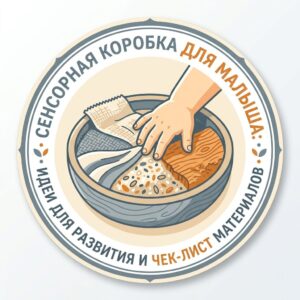 сенсорная коробка для малыша своими руками