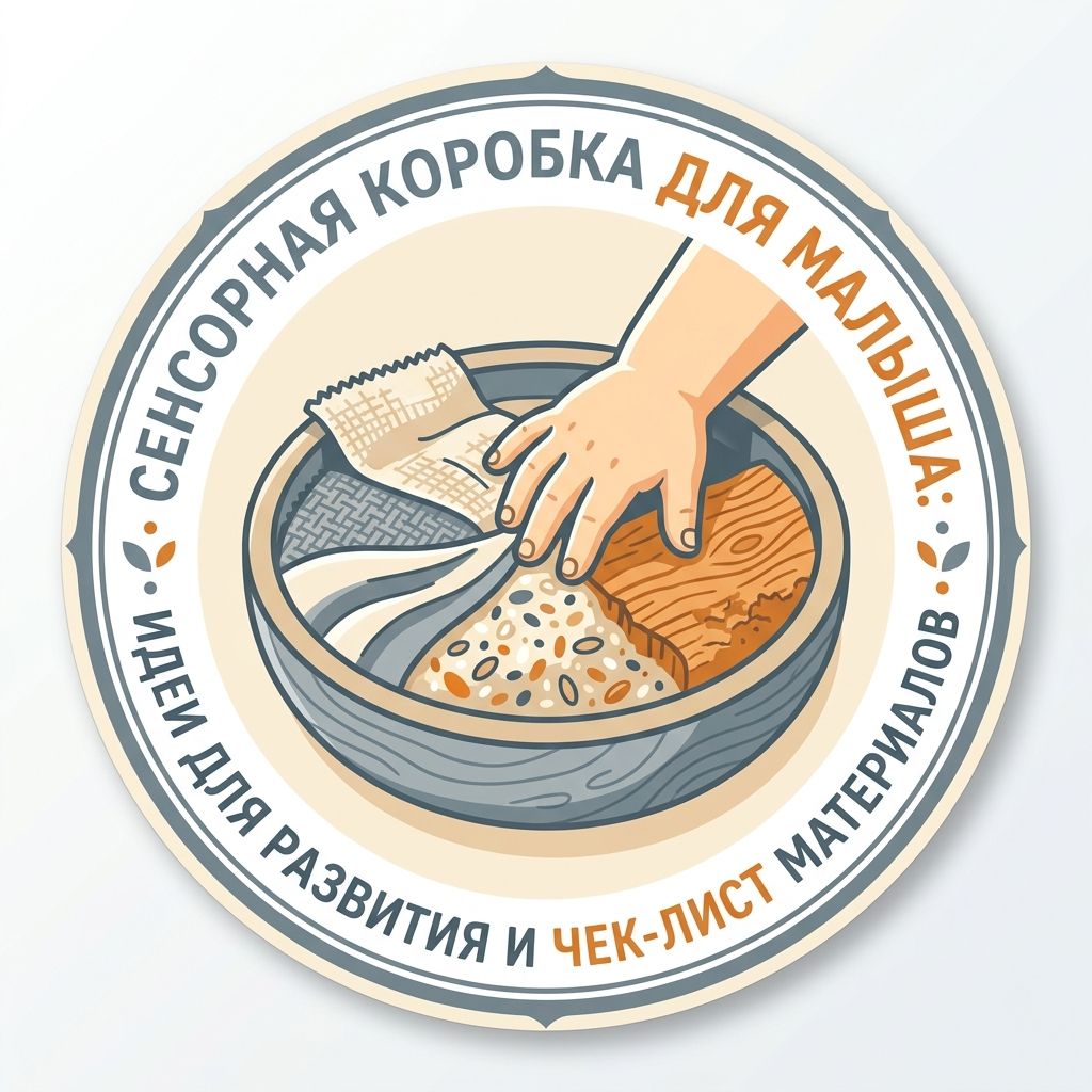 сенсорная коробка для малыша своими руками