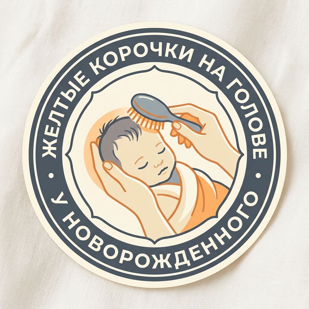желтые корочки на голове у новорожденного