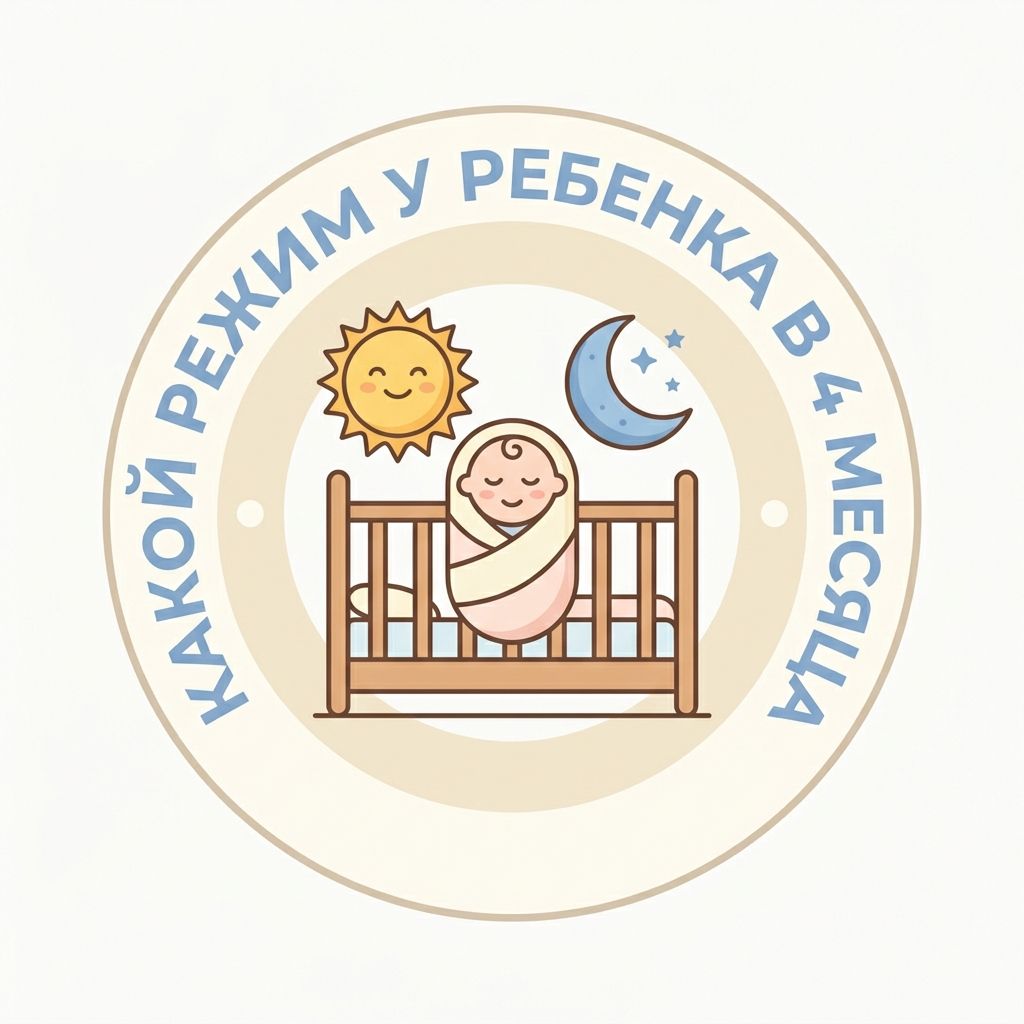какой режим у ребенка в 4 месяца
